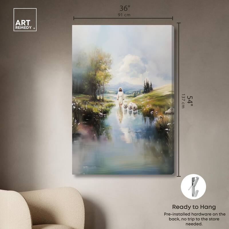 Caretaker's Calm Crossing II Canvas by Art Remedy, Gallery Wrapped