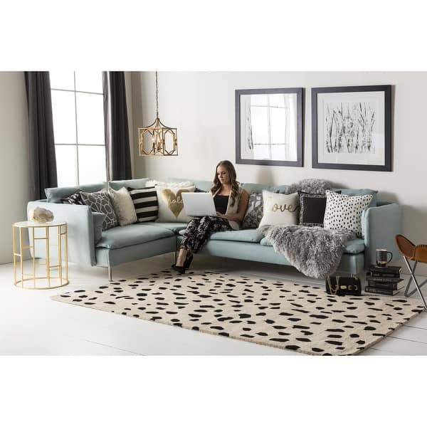 slide 2 of 9, Livabliss Stella Casual Animal Area Rug Khaki - 10' x 14'