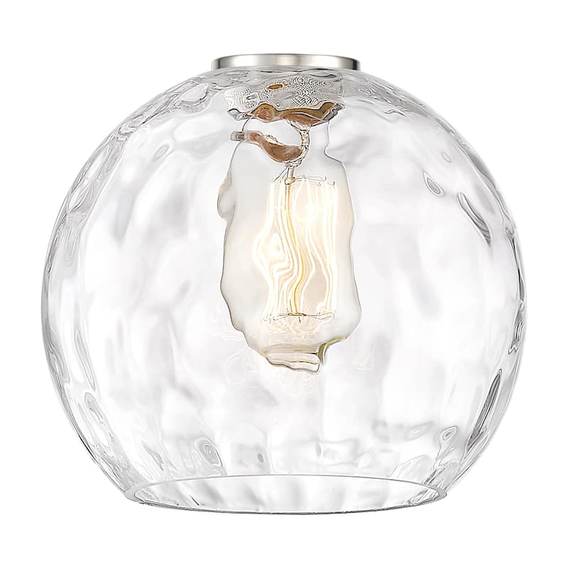 Innovations Lighting Athens Water Glass 3 Light 26" Bath Vanity Light - 8" Shade