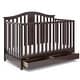 preview thumbnail 23 of 62, Graco Solano 4-in-1 Convertible Crib with Drawer - Converts to Toddler Bed, Daybed, and Full-Size Bed Espresso