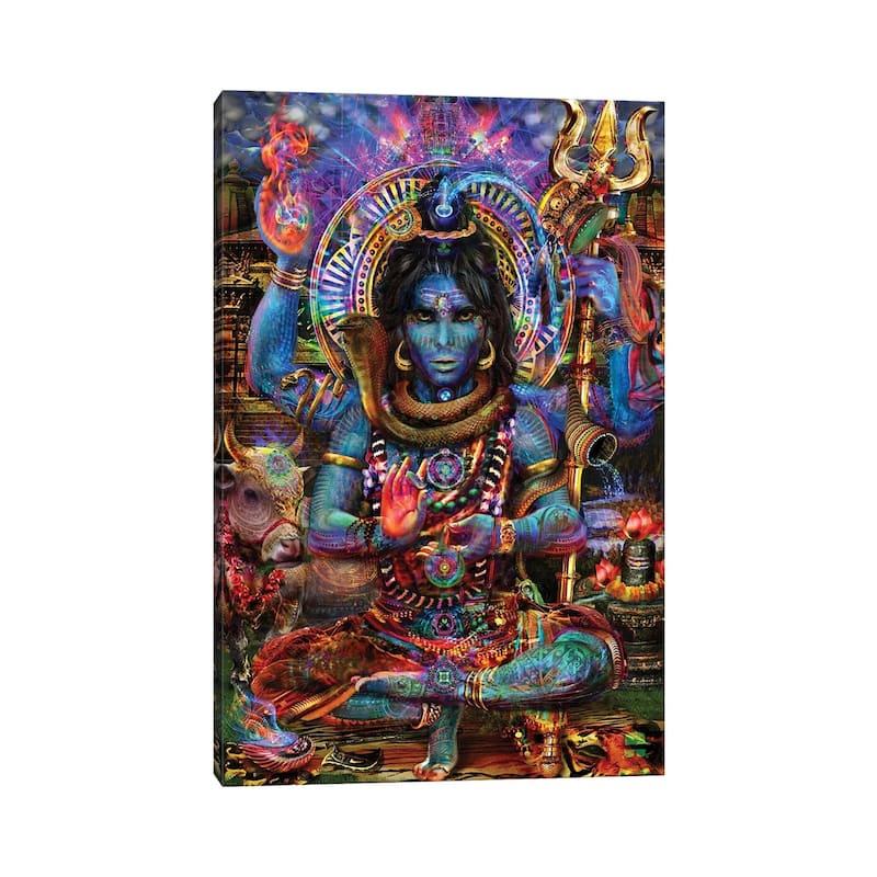 iCanvas "Shiva" by Jumbie Canvas Print