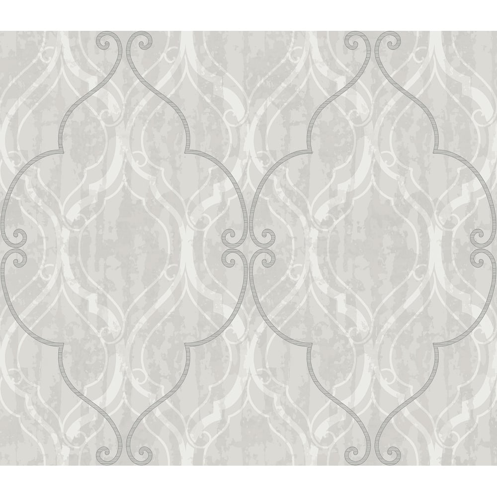Seabrook Designs Corsica Ogee Unpasted Wallpaper