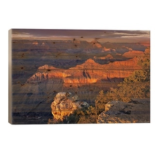 Canyon View X Print On Wood by David Drost - Multi-Color - Bed Bath ...