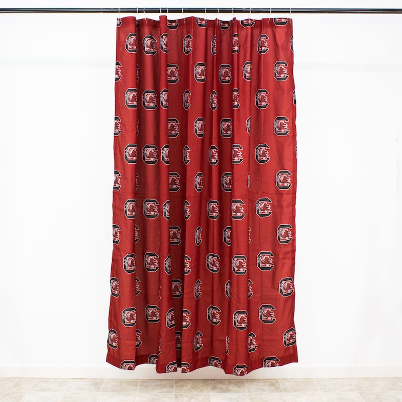 South Carolina Gamecocks Printed Shower Curtain Cover - 70" x 72"