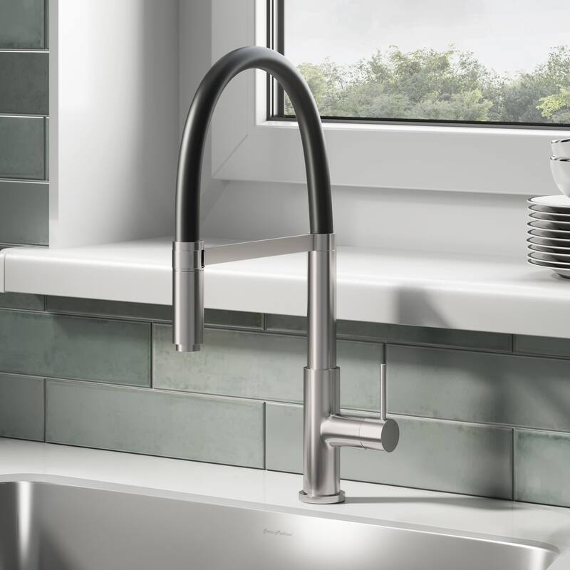 Troyes Single Handle, Pull-Down Kitchen Faucet - Brushed Nickel
