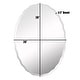 preview thumbnail 3 of 6, Porch & Den Outlook Beveled Oval Venetian Frameless Wall Mirror