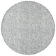 preview thumbnail 15 of 16, Martha Stewart Handmade Verane Contemporary Wool Rug 6' Round - Blue/Ivory - Round
