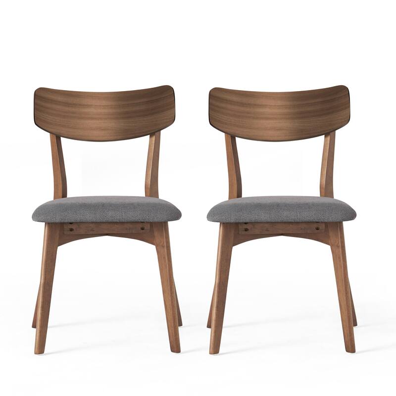 Dining Chairs Set of 2, Upholstered Chair Side Chair w/Rubber Wood Frame