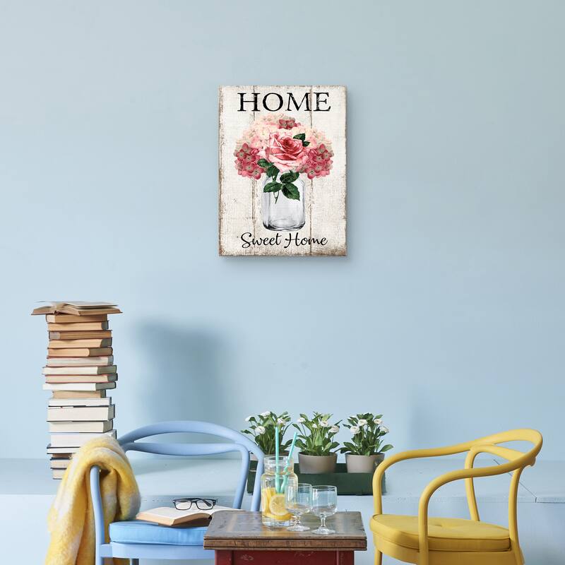 Home Bloom Canvas Art Print