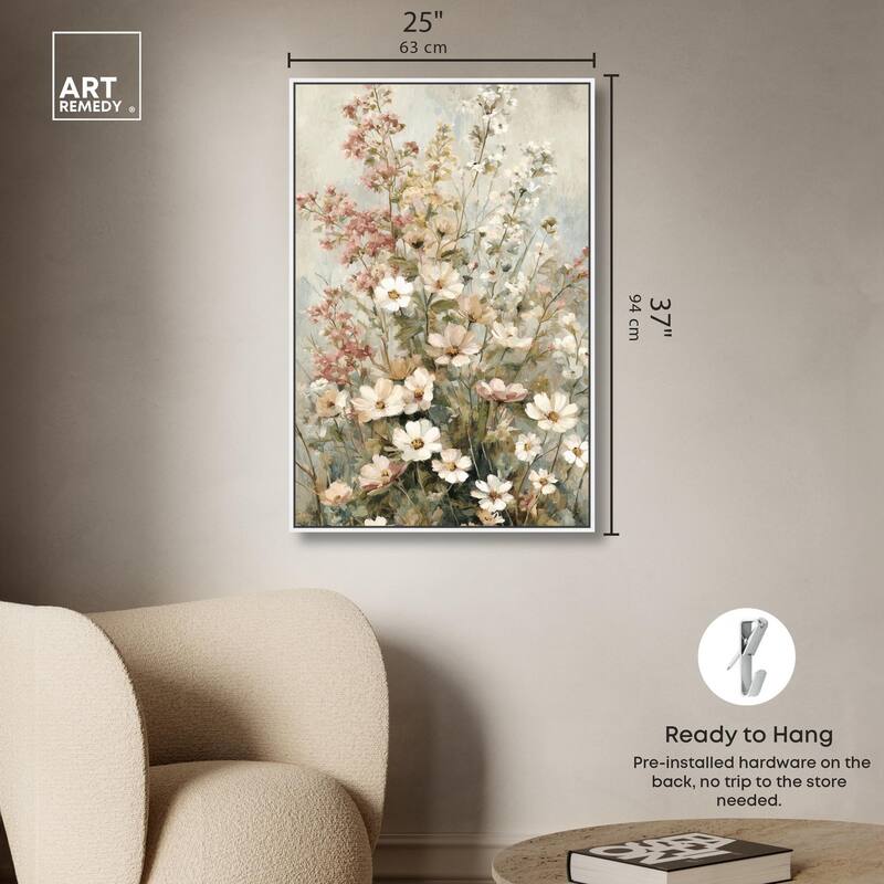 Heirloom Blossoms I Canvas by Art Remedy