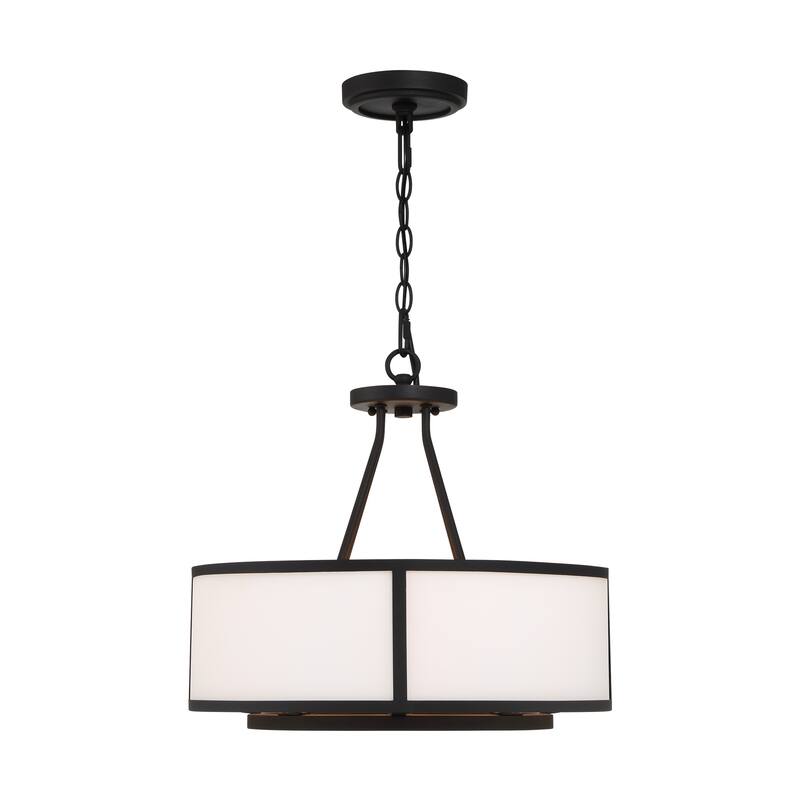 Bryant 4 Light Black Forged Chandelier - 18''W x 16.75''H