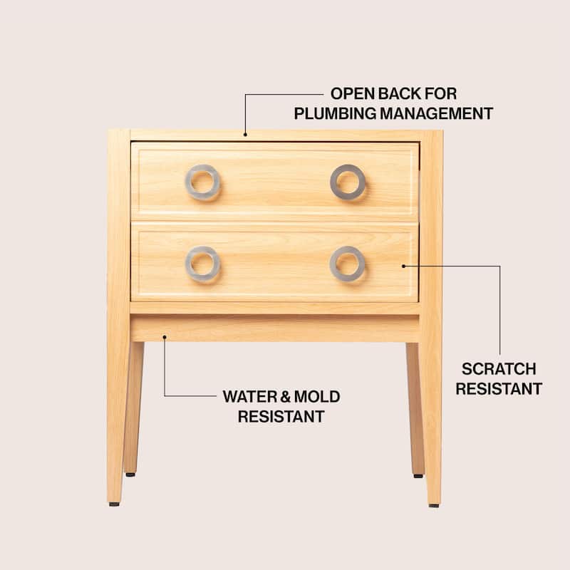 Corbin Classic 1-Drawer Bath Vanity Base Only (Sink Basin Not Included)