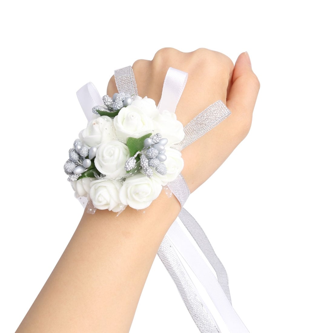 wrist flowers for bridesmaids