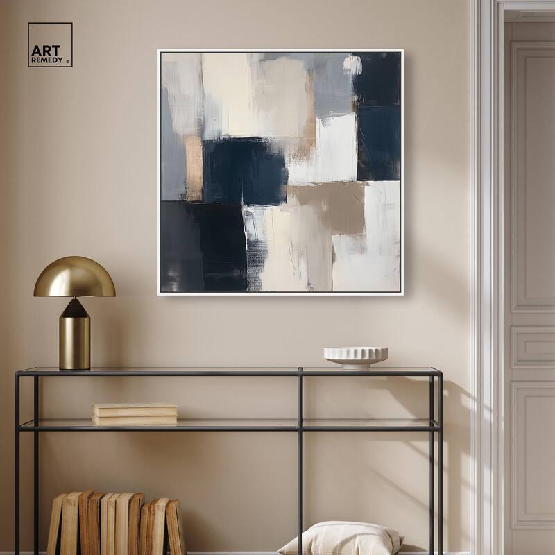Blue Mood Depth III Canvas by Art Remedy