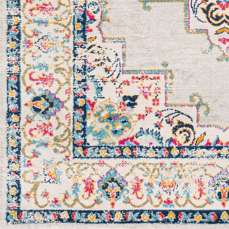 Artistic Weavers Teena Distressed Persian Medallion Area Rug