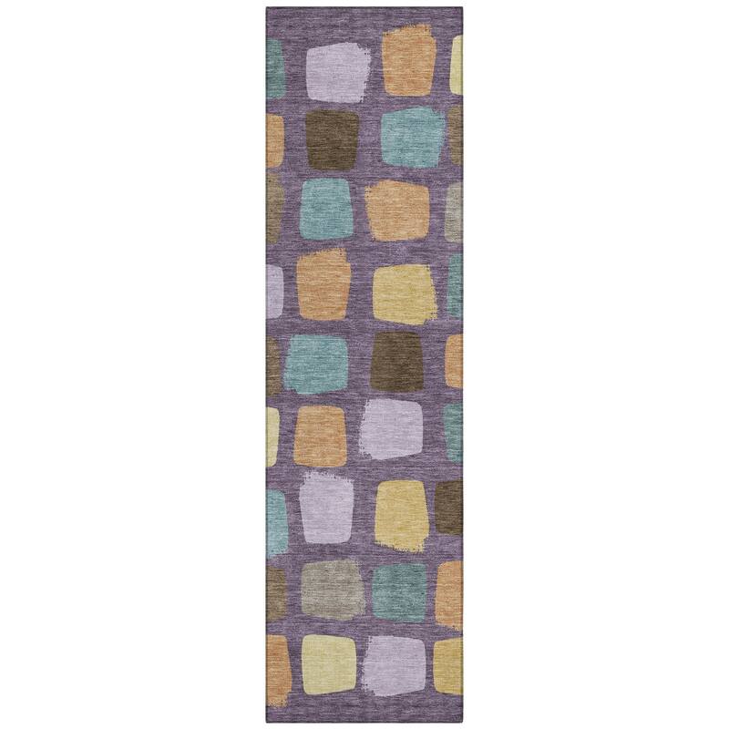 Machine Washable Indoor/ Outdoor Casual Hoppy Chantille Rug