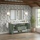 preview thumbnail 46 of 45, Breckenridge 60" Double Vanity, Smokey Celadon - 60D