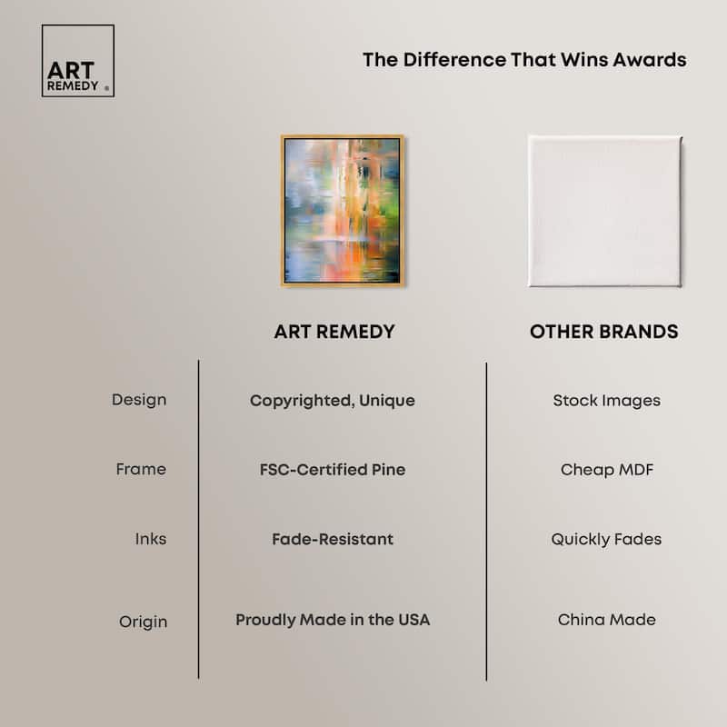 Spectrum's Embrace Canvas by Art Remedy