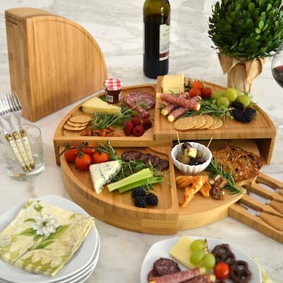 NCAA TexasUniversity at Austin Longhorns Bamboo Cheese & Charcuterie Board
