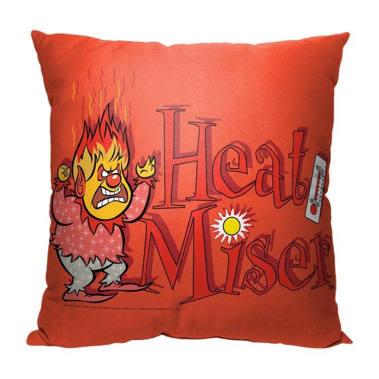Warner Brothers Year Without A Santa Claus Heat Miser 18 Inch Throw Pillow