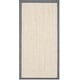 preview thumbnail 18 of 38, SAFAVIEH Natural Fiber Edle Border Sisal Rug 2' x 3' - Marble/Grey