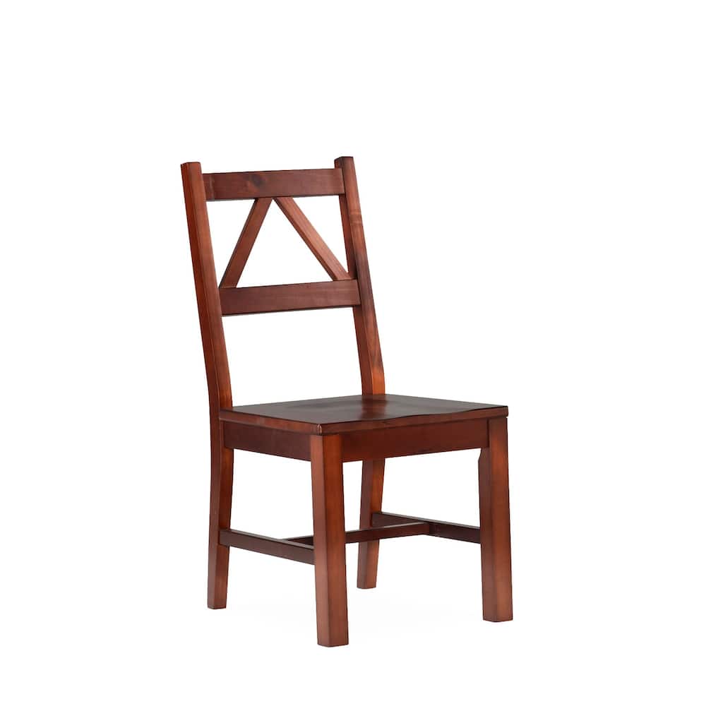 Armless Accent Chair - 36" - Antique Brown