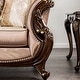 preview thumbnail 10 of 22, Furniture of America Cintel Traditional Velvet Tufted Wingback Sofa