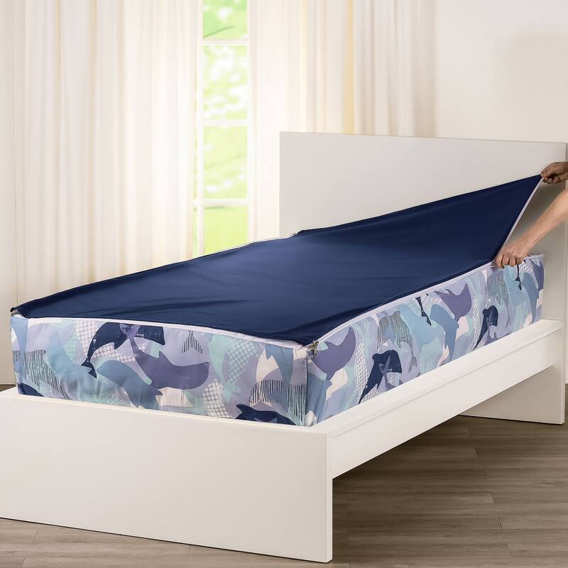 Siscovers Diving Dolphins Bunkie Deluxe Zipper Bedding Set