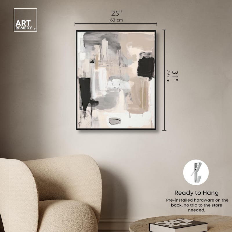 Beauty of Beige II Canvas by Art Remedy
