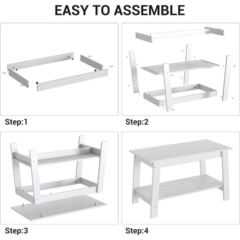 Coffee Table, 31.49'' Small Living Room Tables