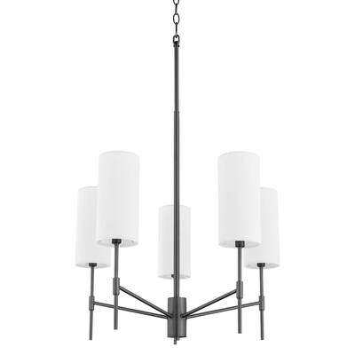Quorum International 663-5 Hamilton 5 Light 24" Wide Chandelier