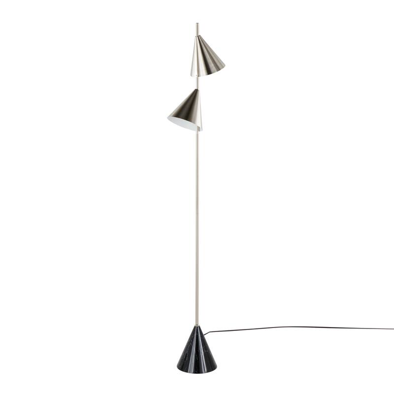 Silver Orchid Chelsea 65" Metal Floor Lamp