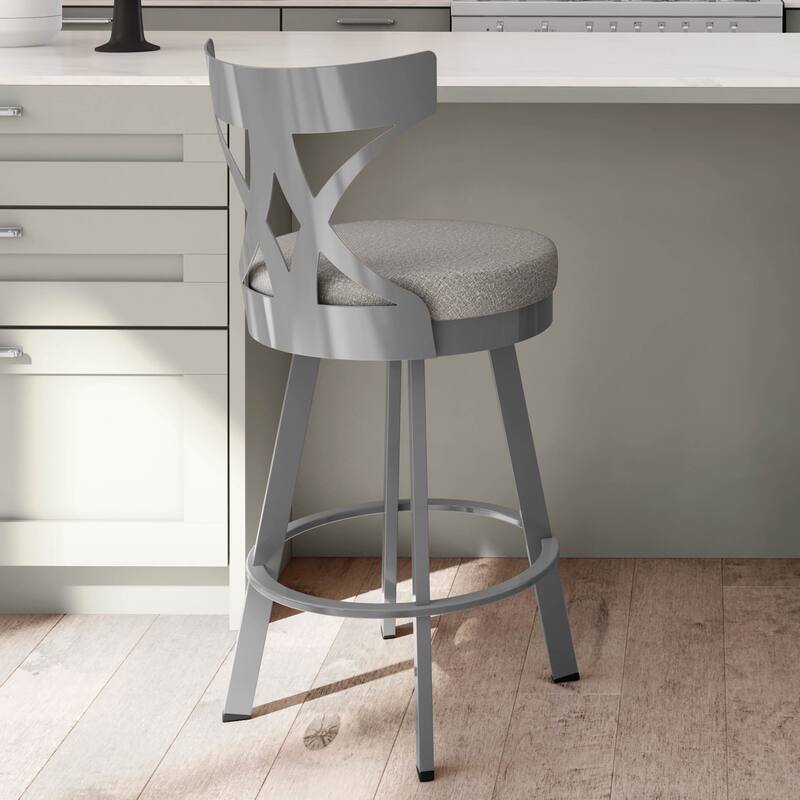 Amisco Washington Swivel Bar Stool