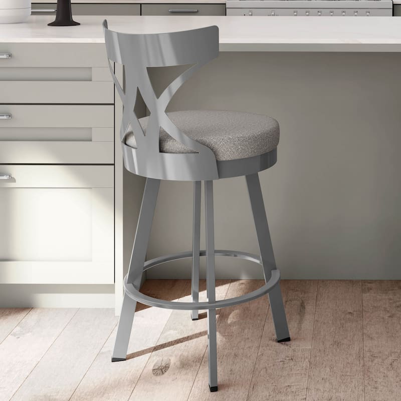 Amisco Washington Swivel Counter Stool