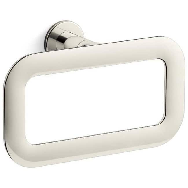 Kallista P34138-00 002 Collection 9" Wall Mounted Towel Ring - Polished Nickel