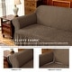 preview thumbnail 53 of 51, Subrtex 1-Piece Seersucker Skirt Slipcover Stretch Sofa Couch Cover
