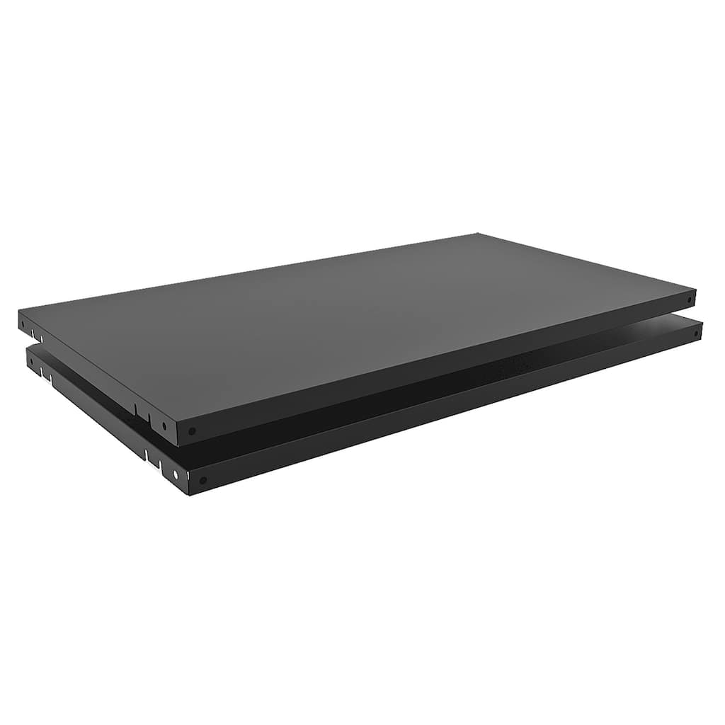 NewAge Products Bold Series Black 30" Locker Shelves (2 Pack)