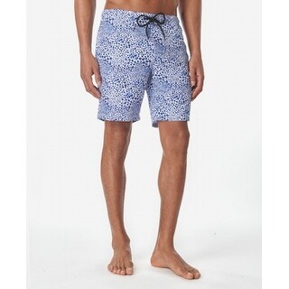mens leopard swim trunks