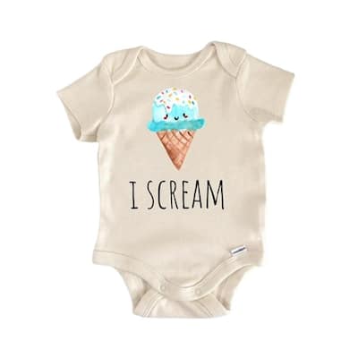 Ice Cream Summer - Baby Boy Girl Clothes Infant Bodysuit Funny Cute Newborn
