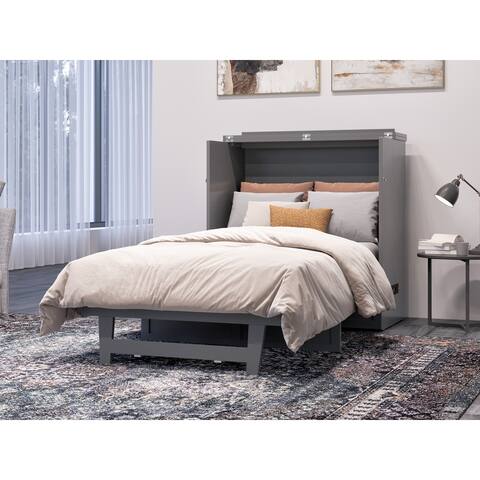 Northfield Twin XL Murphy Bed Chest in Grey