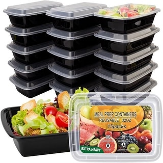 15 Pack Plastic Food Prep Containers - Bed Bath & Beyond - 39079884