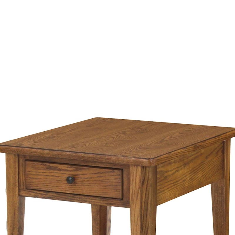 Chromcraft Peter Revington End Table in Chestnut Finish