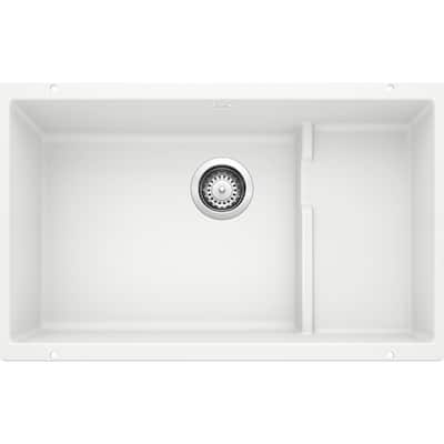 Blanco Precis Cascade Single Undermount White