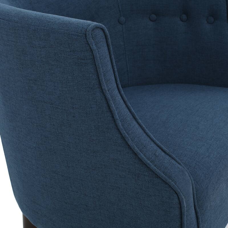 Navy Blue 28.75" Button Tufted Club Chair