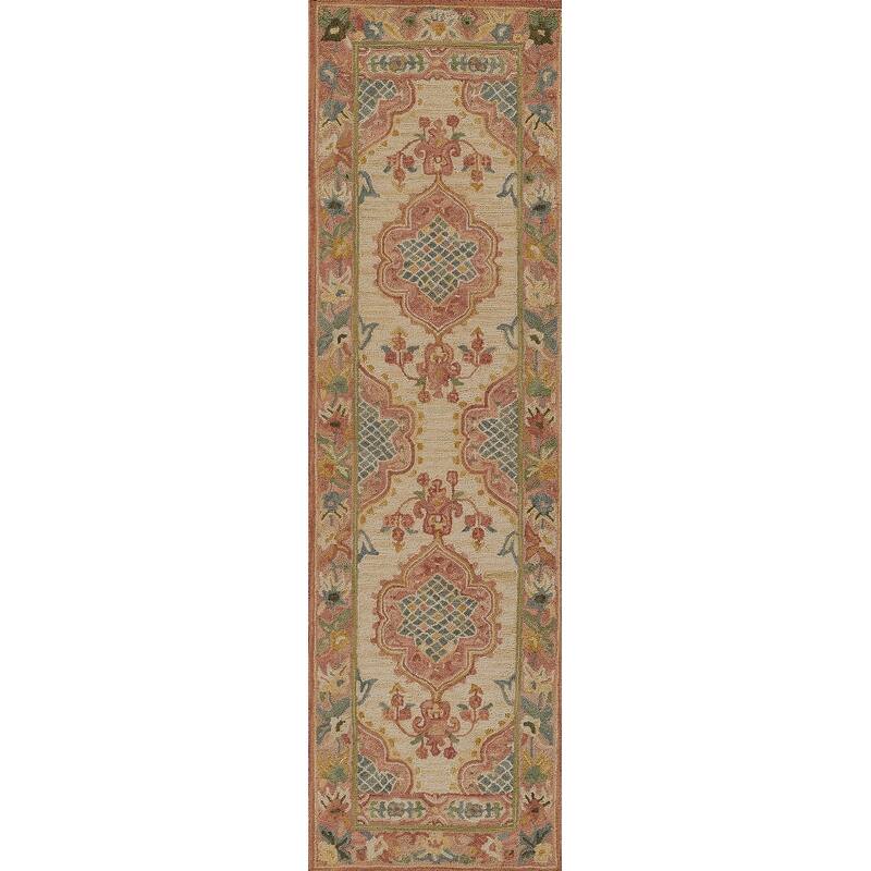 Momeni Tangier Hand Tufted Wool Medallion Area Rug
