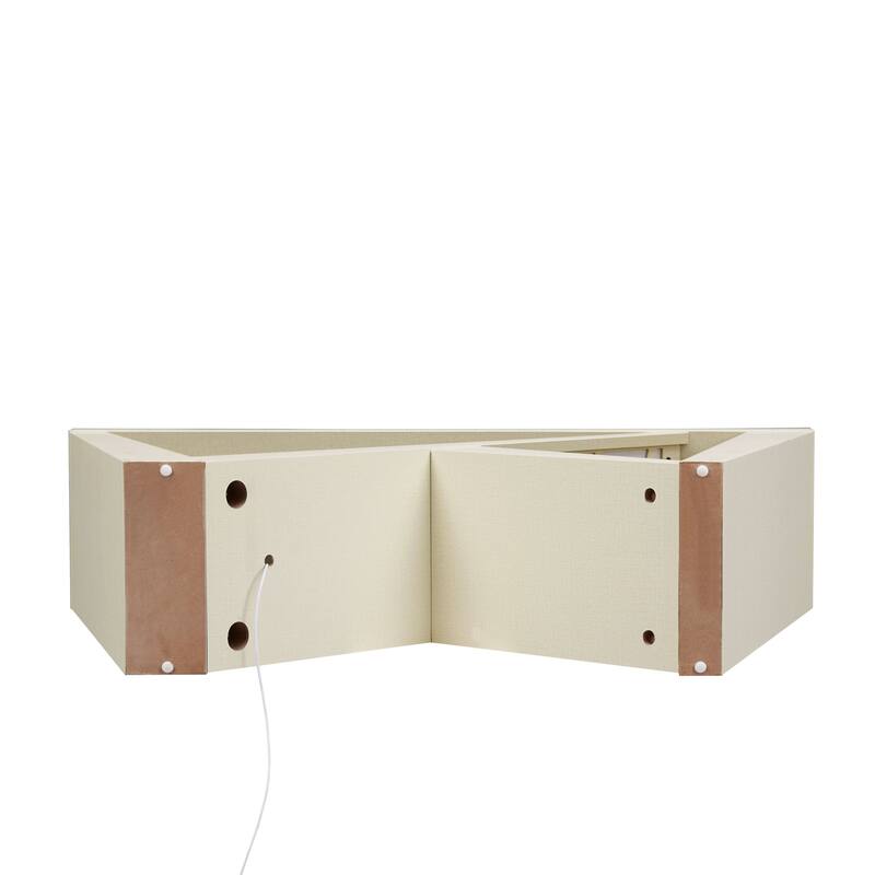 DH BASIC Modern Decorative Console Table with W-Shaped Legs by Denhour