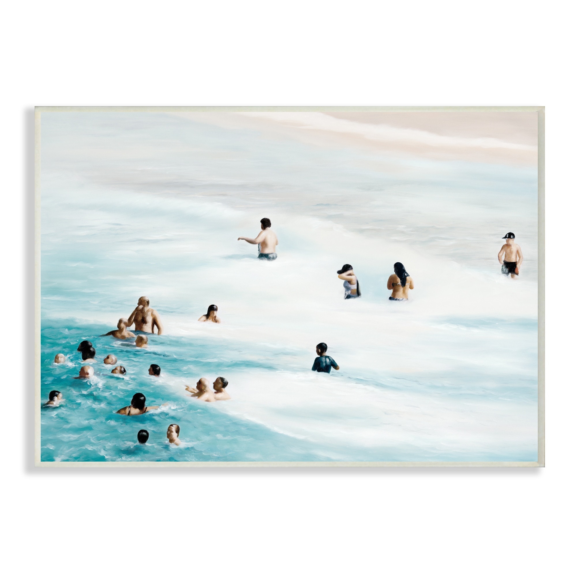 Stupell Industries Pool Floats Swimming Summer Beach Painting Framed Wall Art by Grace Popp, Size: 12 x 12