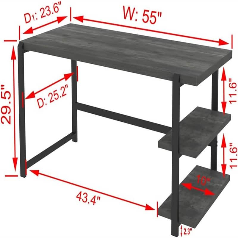 63 inch Super Large Computer Writing Desk