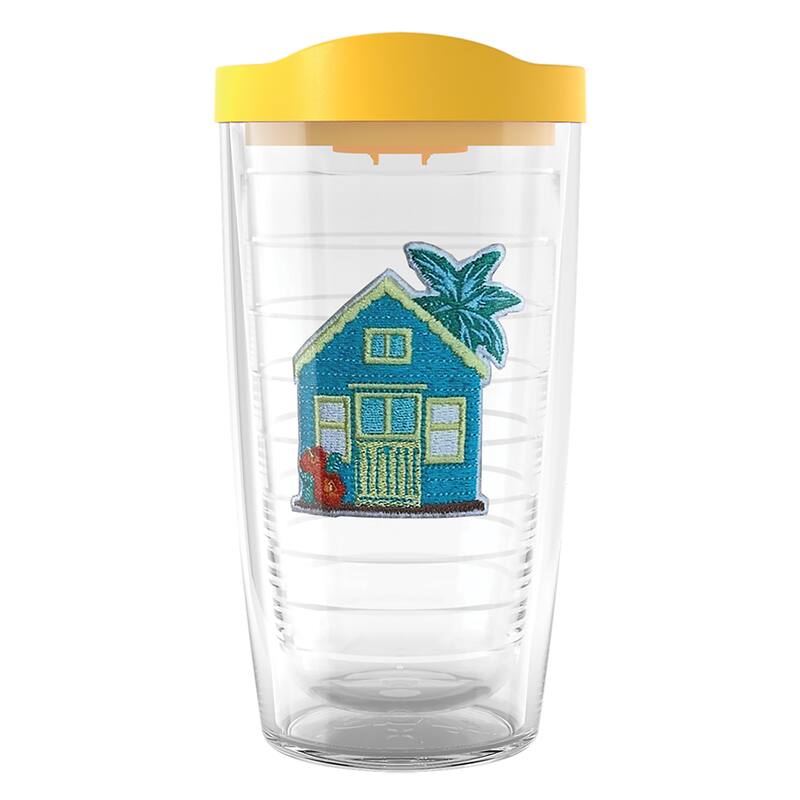 Tervis Beach House Retreat Collection Made in USA Double Walled Insulated Travel Tumbler, Margarita House - 16oz