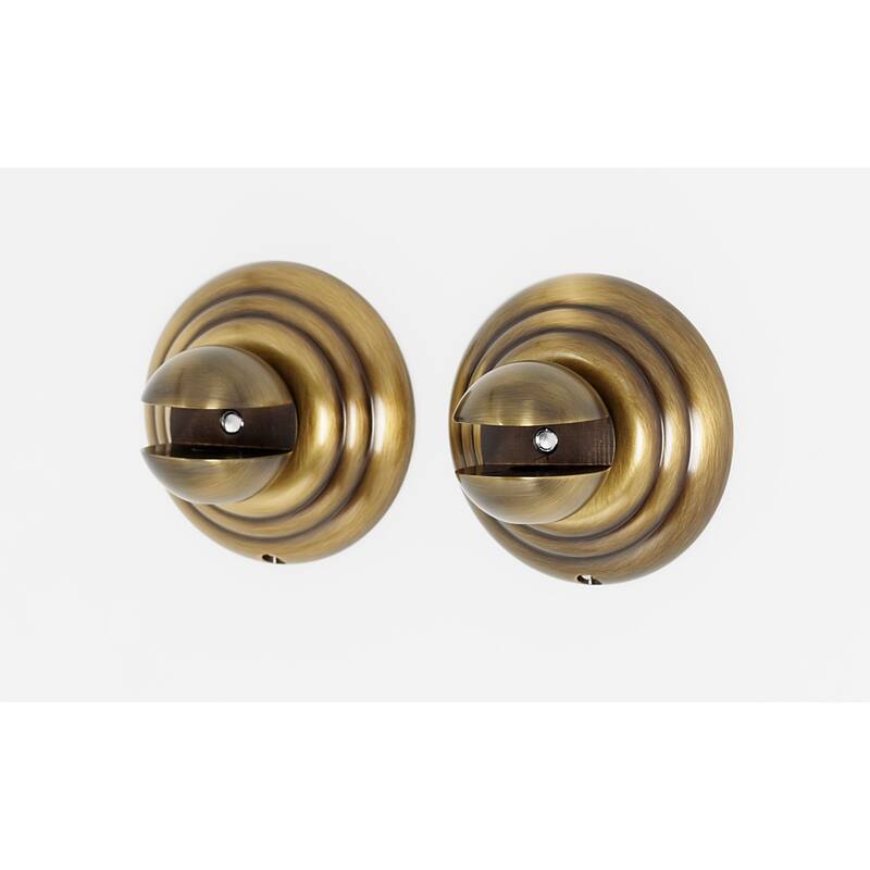 Alno Embassy Series 2-5/8 Inch Wide Glass Shelf Mounting Brackets